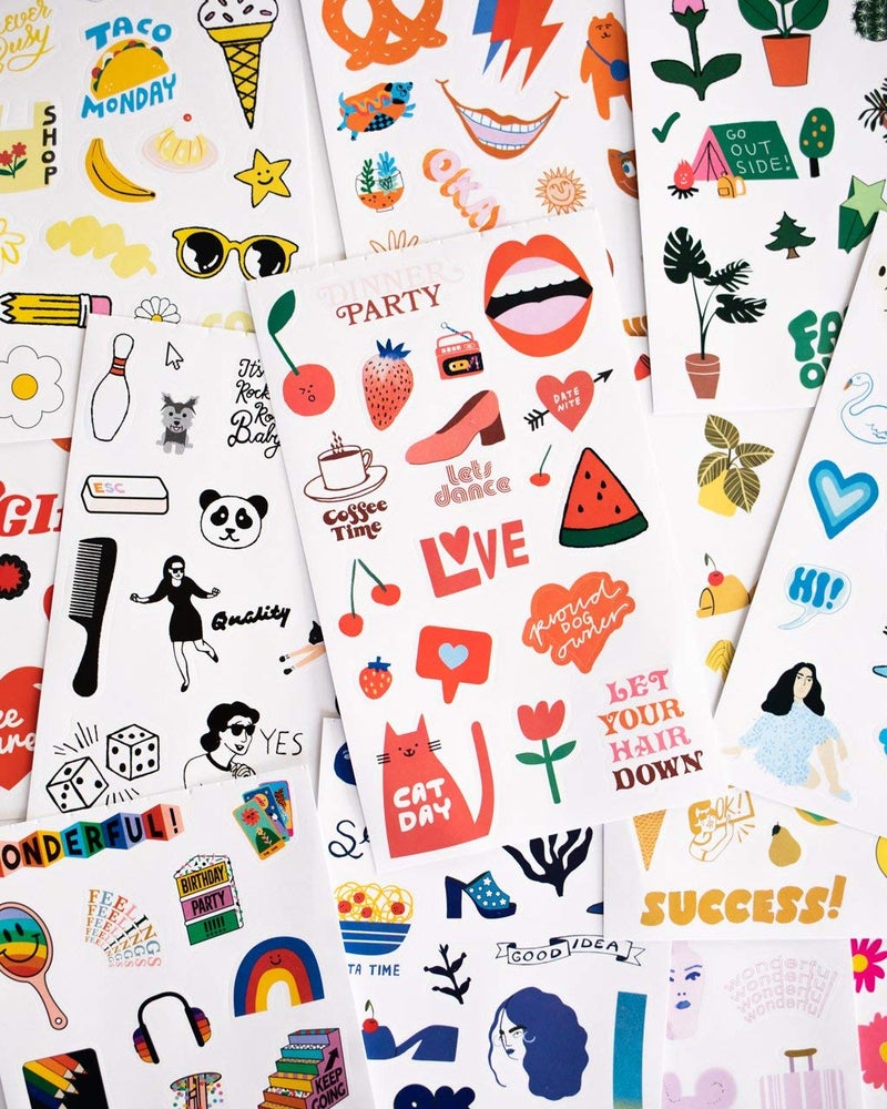 ban.do Planner Sticker Book with Over 700 Assorted Stickers, 35 Pages of Colorful Unique Stickers for Journals/Calendars, Issue 5 - Image 3